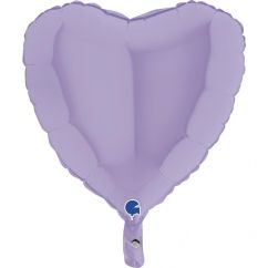  Hjärtformad folieballong, Violett, 46cm