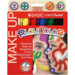  Ansiktsfärg Pennor - Basic - 6 färger