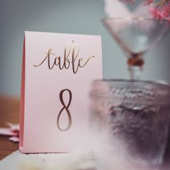  Bordsnummer Table 1-10, Rose gold