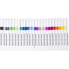  Akrylpennor - Mixade färger, 24-pack