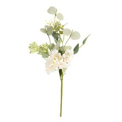  Konstgjord växt - Hydrangea med gröna blad, 35cm