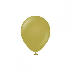  Ballonger - Olivfärgade, 13cm, 25-pack