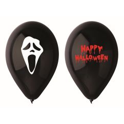  Ballonger - Scary Halloween, 30cm, 5-pack