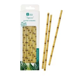  Papperssugrör - Bambu, 30-pack