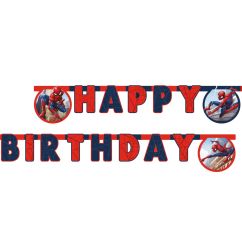  Banner - Spiderman Happy Birthday, 2M