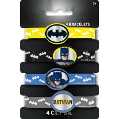  Kompisarmband - Batman, 4-pack