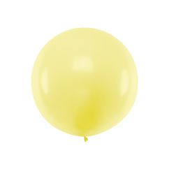  Jätteballong - Pastellgul, 100cm