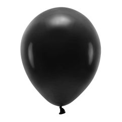  EKO ballonger - Pastellsvart, 30cm, 10-pack