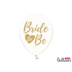  Klara ballonger - Bride to Be, 30cm, 6-pack
