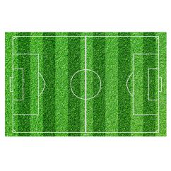  Tårtbild - Fotbollsplan, 20x30cm