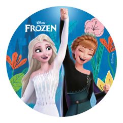  Ätbar Tårtbild - Frozen, 15,5cm