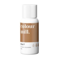 Colour Mill Oljebaserad livsmedelsfärg, 20 ml - Clay
