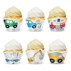  Cupcake Wrapper - Fordon, 6-pack