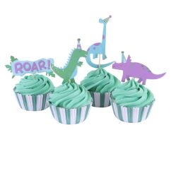  Cupcake-set - Dinosaurie, 24-pack