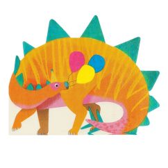  Servetter - Stegosaurus, 16-pack