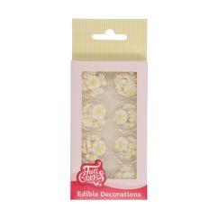 FunCakes Sockerdekoration -  Mini Flowers White, 56-pack