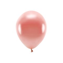 EKO ballonger - Metallisk roséguld, 30cm, 10-pack