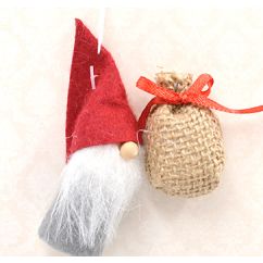  Miniatyr - Jultomte med säck