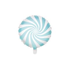  Folieballong - Ljusblå - Candy Pastel