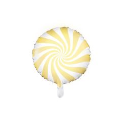  Folieballong - Gul - Candy Pastel