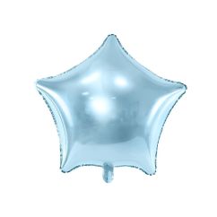  Folieballong - Ljusblå stjärna