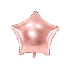  Folieballong - Roséfärgad stjärna