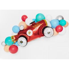  Folieballong - Röd bil, 93cm