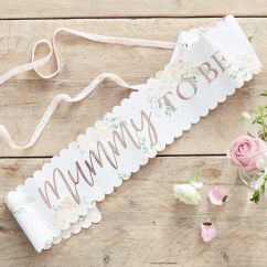  Sash - Mummy To Be, FLoral