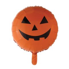  Folieballong - Orange pumpa, 46cm