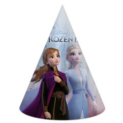  Frozen 2 - Partyhattar, 6-pack
