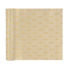  Bordslöpare - Gyllene mönster, 28x275cm