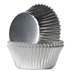 House of Marie Muffinsformar - Folie, silver, 24-pack