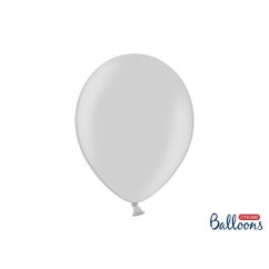 Metallskimrande silverfärgade ballonger - 30cm, 10-pack