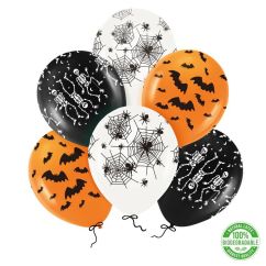  Ballonger - Halloween Bat Party, 6-pack