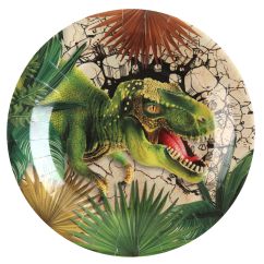  Papperstallrikar - Jurassic Dino, 10-pack, 22,5cm