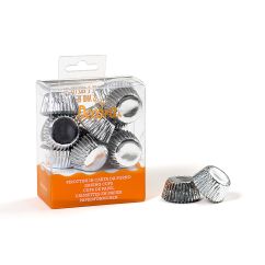 Decora Pralinformar - Silver, 180-pack