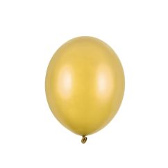  Ballonger - Guld - Metallic, 12cm, 100-pack