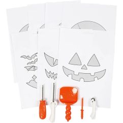  Halloween - Kit för att skära pumpa