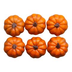 Dekorationspumpor - Orange, 6-pack