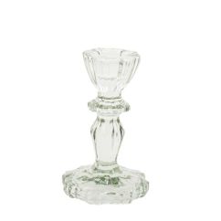  Ljusstake - Glas, Sage, 11cm