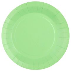  Papptallrikar - Mintgrön, 22,5cm, 10-pack