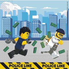  Servetter - Lego City Polis, 20-pack