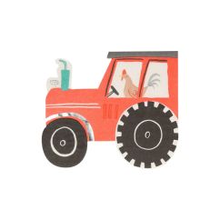  Servetter - Bondgård Traktor, 16-pack