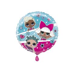 Folieballong - LOL Surprise, Blå/rosa, 45cm