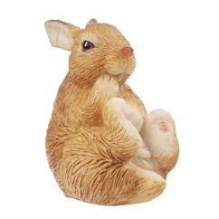  Liten Kanin, Miniatyr - Brun, 4cm