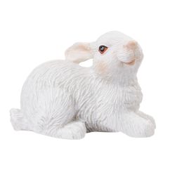  Liten Kanin, Miniatyr - Vit, 4cm