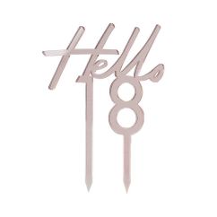  Tårtdekoration, " Hello 18"