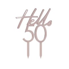  Tårtdekoration, " Hello 50"
