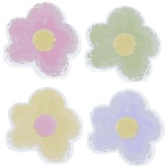 Servetter – Pastellblommor, 13 cm, 20-pack