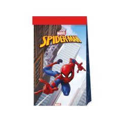 Presentpåsar i papper - Spiderman, 4-pack